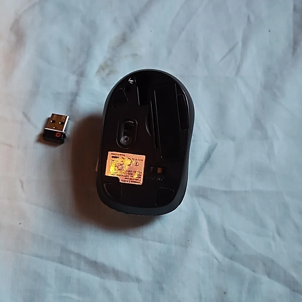 Computer mouse with chip